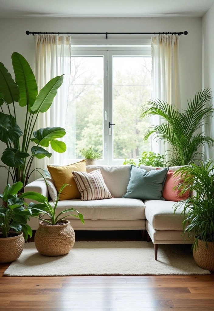 15 Living Room Makeover Ideas That Will Transform Your Space on a Budget! - 10. Add Indoor Plants