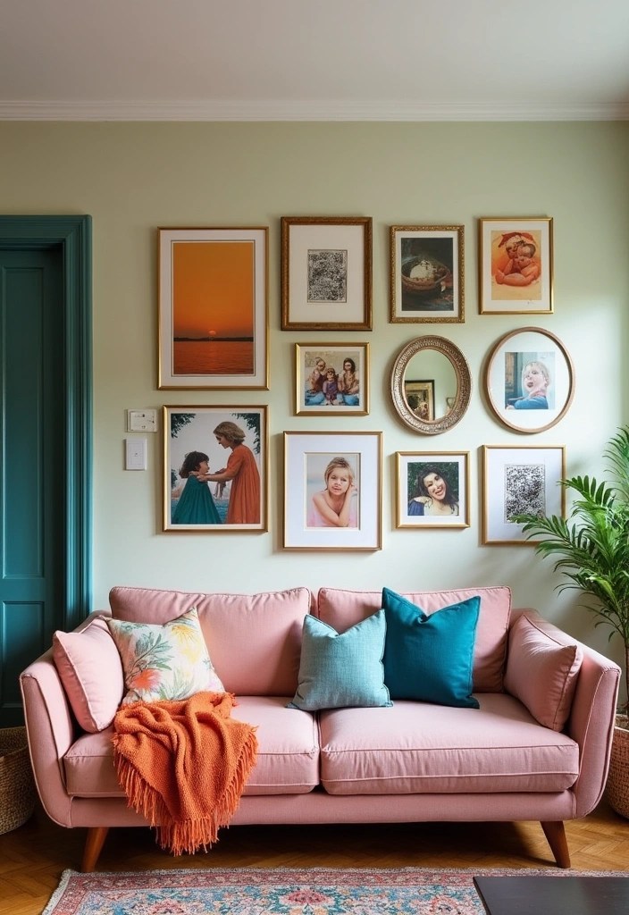 15 Living Room Makeover Ideas That Will Transform Your Space on a Budget! - 3. Create a Gallery Wall